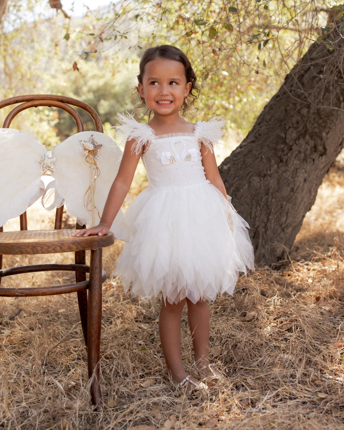 Noralee ANGEL WINGS IVORY SHIMMER