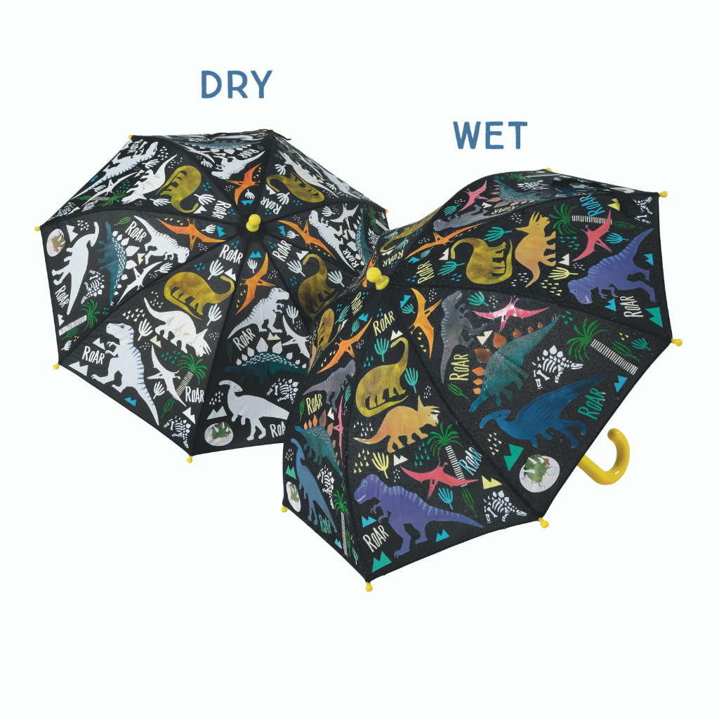 Dinosaur Colour Changing Umbrella - Persnickety Shop