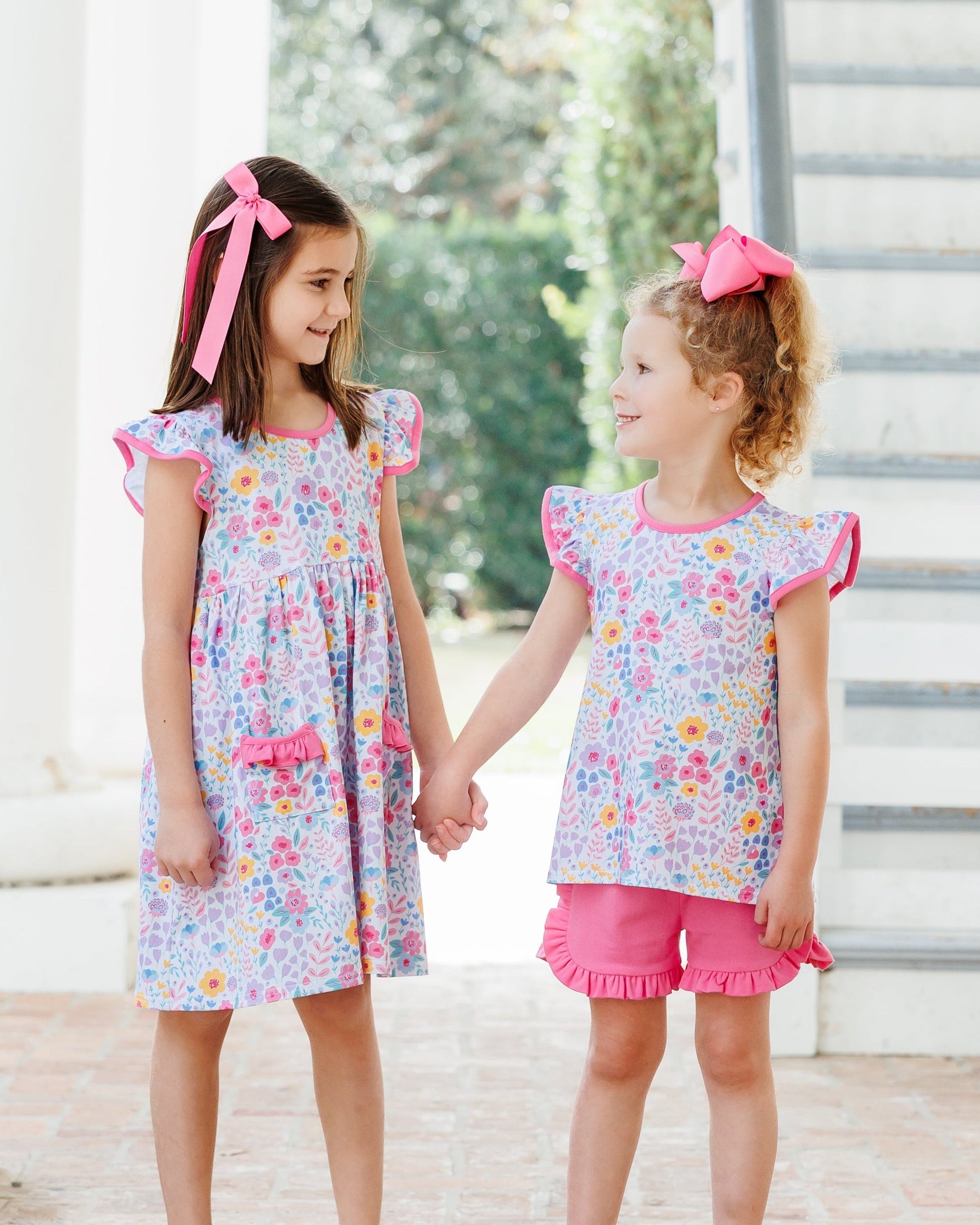 Jellybean Poppies and Petals Pocket Dres - Persnickety Shop