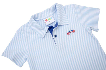 Jellybean Boy's Let Freedom Ring Michael Polo Short Set