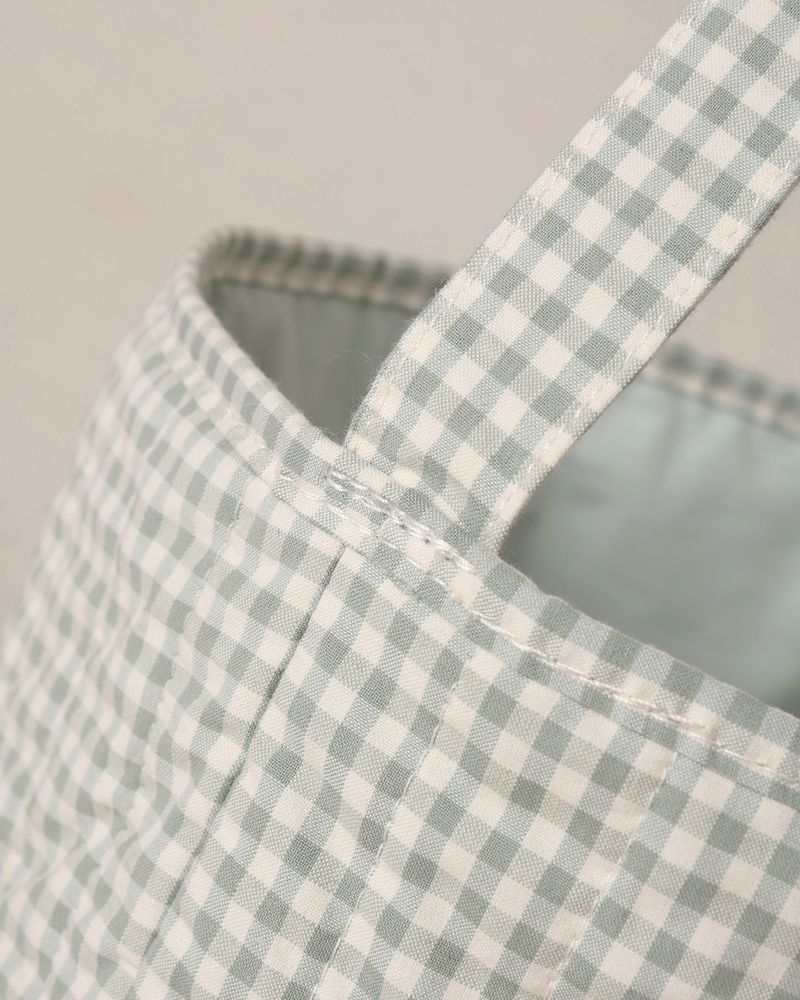 EASTER BASKET EUCALYPTUS CHECK - Persnickety Shop