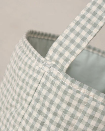 EASTER BASKET EUCALYPTUS CHECK - Persnickety Shop