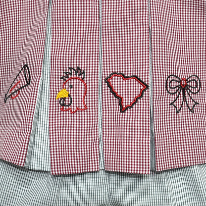 Gamecock Black/Garnet 4  Logos Bloomer Set