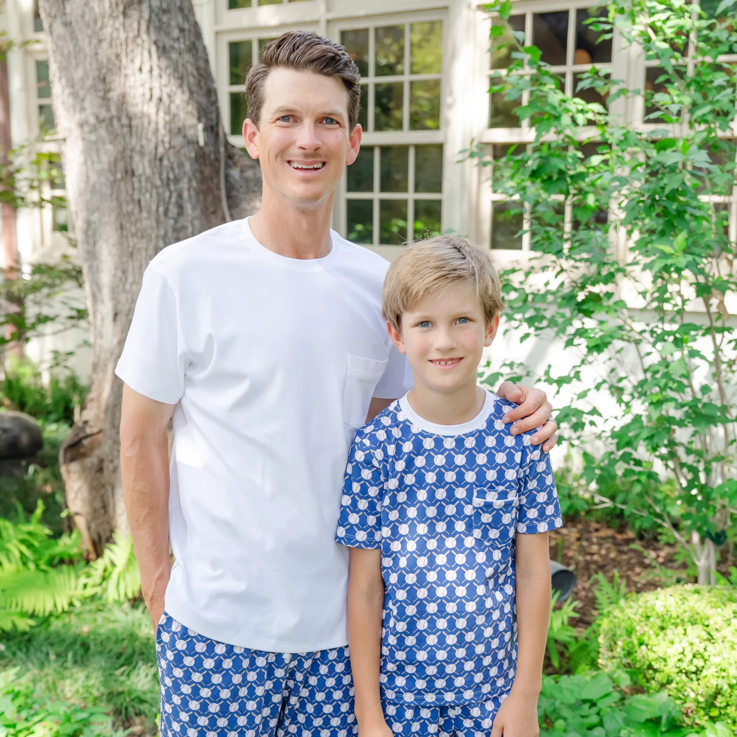 Lila and Hayes Charles Boys' Short Set - Up at Bat Baseball - Persnickety Shop