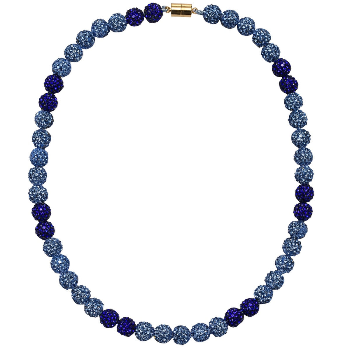 Kids Baseball Bling Disco Ball Beaded Necklace - Persnickety Shop