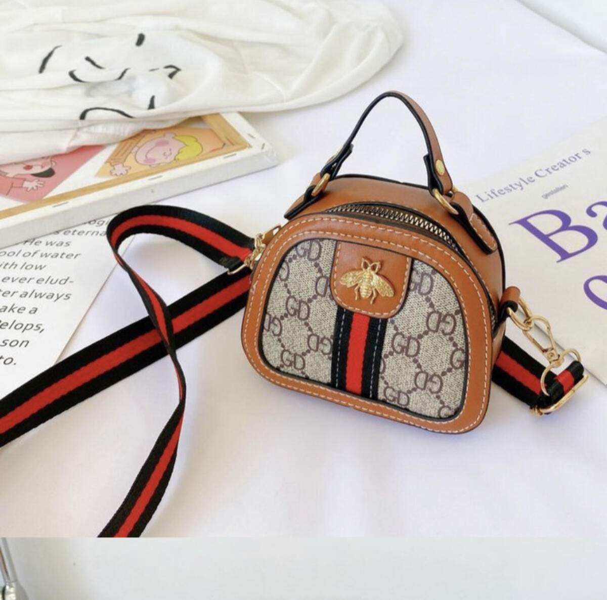 Goodday Fashion Purse- Black Trim