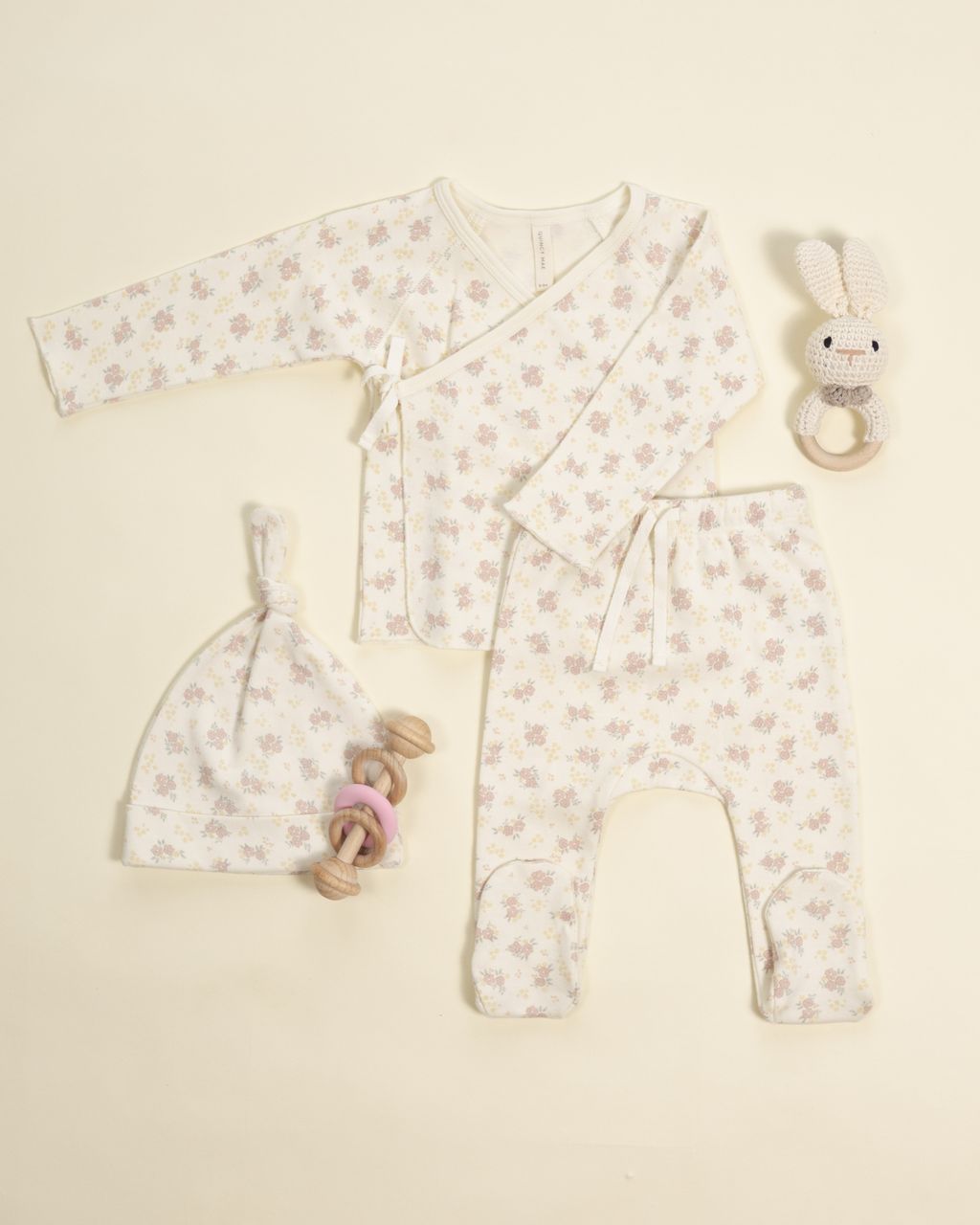 Knotted Baby Hat || Flower Field - Persnickety Shop