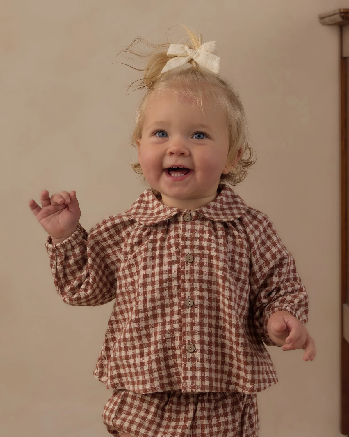 RYLEE & CRU NELLIE SET BRICK CHECK