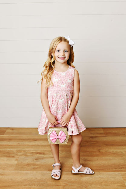 Swoon Pink Unicorn Flair Dress - Persnickety Shop