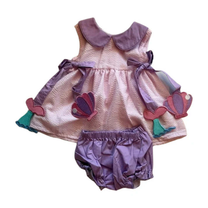 City Beautiful Mermaid Side Tag Bloomer Set - Persnickety Shop