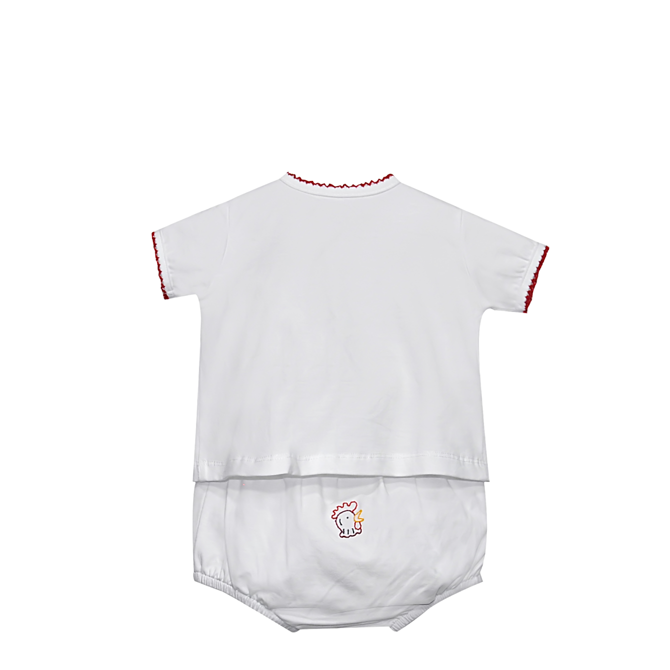 Garnet/Black Unisex Diaper  Set