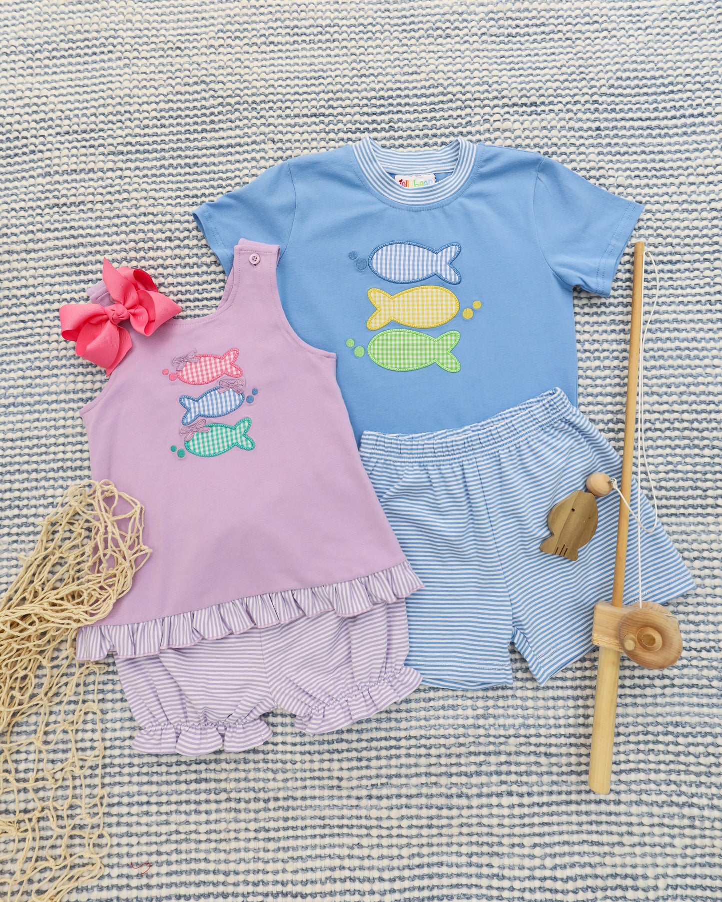 Jellybean Boy's One Fish Two Fish Short Set - Persnickety Shop