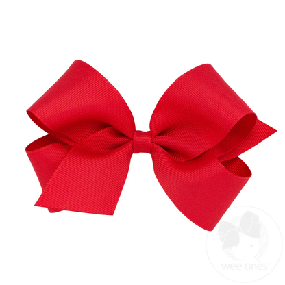 Wee Ones Medium Classic Grosgrain Hair Bow MANY COLORS - Persnickety Shop