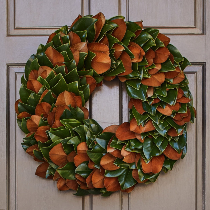 Fresh Magnolia Wreath 24" - Persnickety Shop