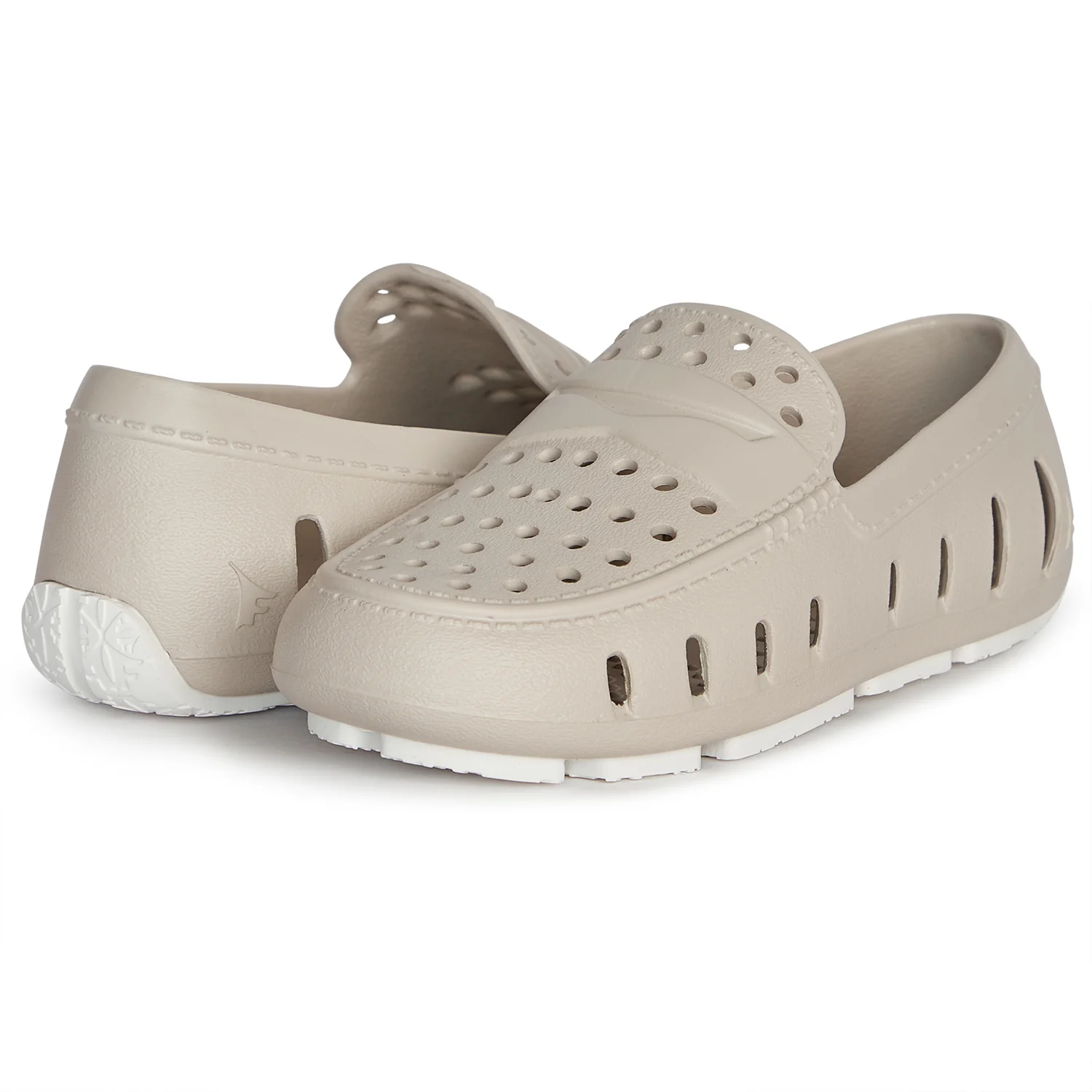 FLOAFERS PRODIGY DRIVER - KIDS- Navy Bone/Bright White - Persnickety Shop