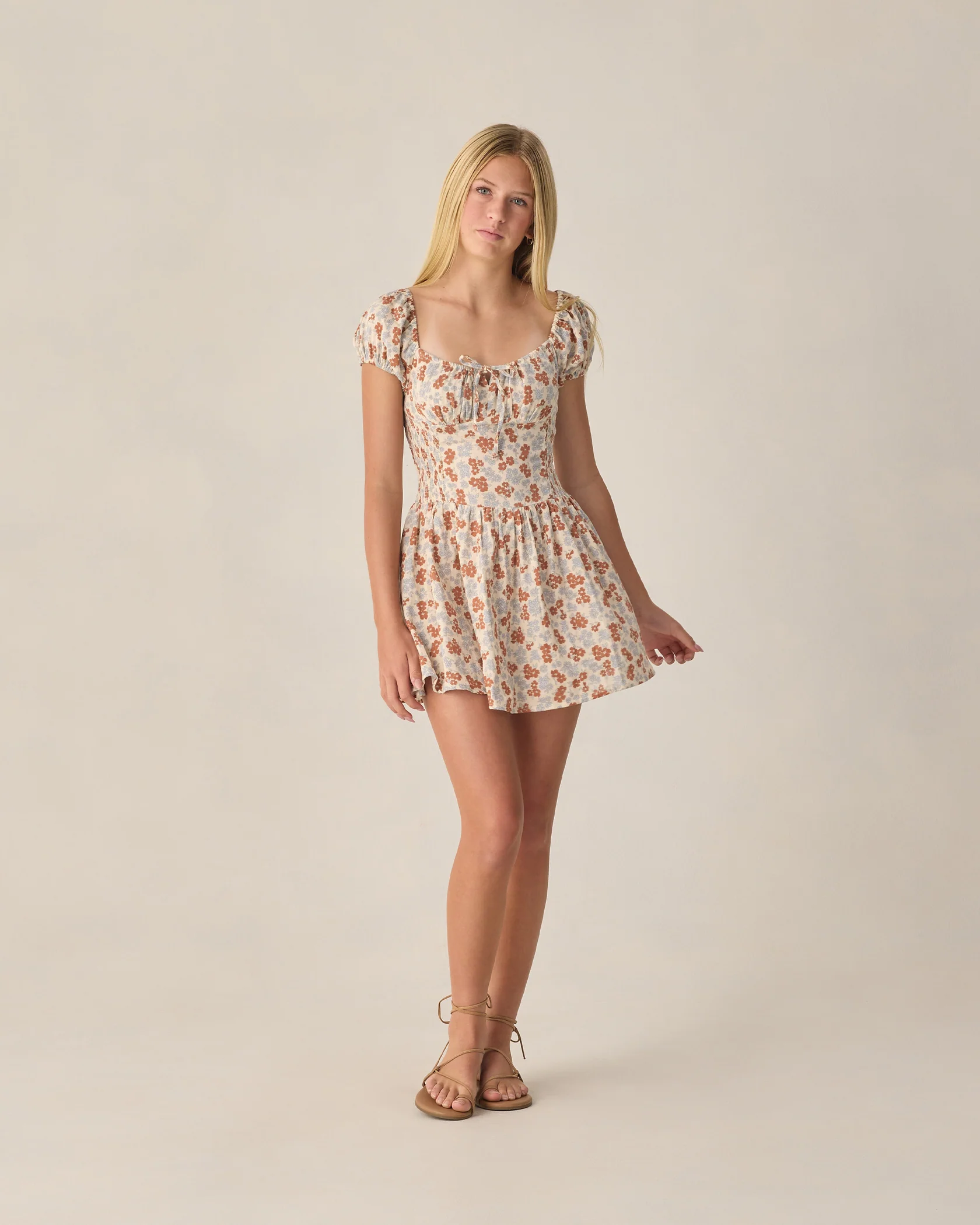 RYLEE + CRU Teen Alex Dress Americana Floral - Persnickety Shop