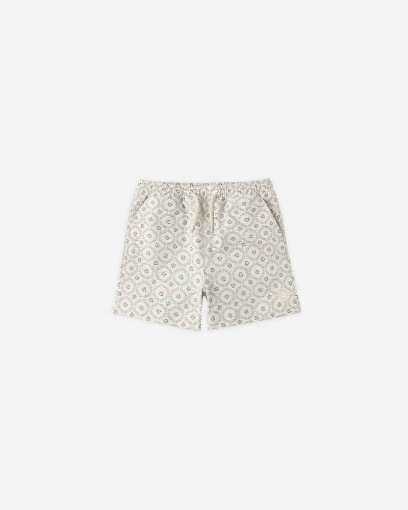BOARDSHORT GREEN FLEUR - Persnickety Shop