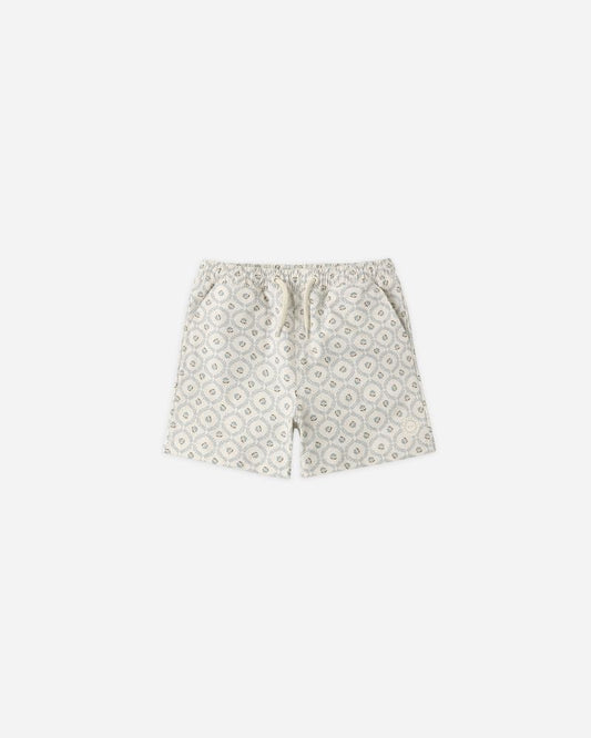 BOARDSHORT GREEN FLEUR - Persnickety Shop