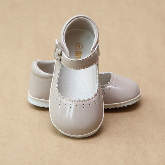 Angel Baby Girls Scarlett Scalloped Mary Janes - Persnickety Shop
