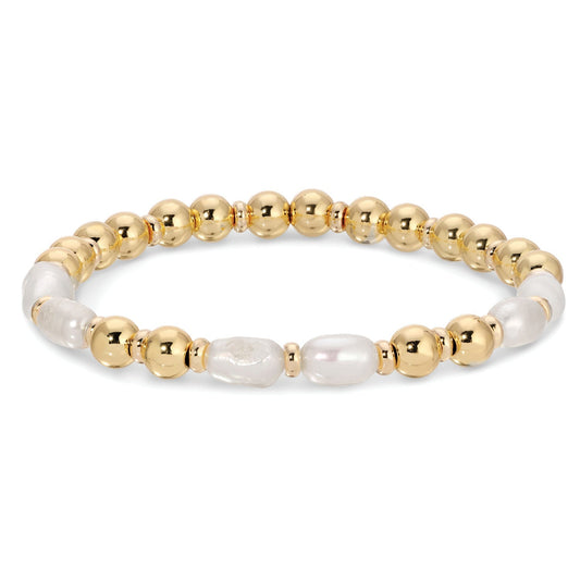 Oblong Pearl Stretch Bracelet - Persnickety Shop