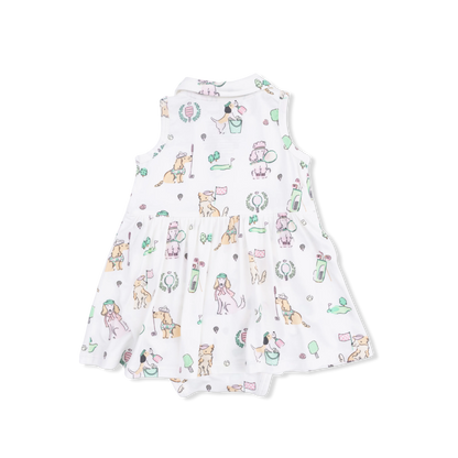 Country Club Dogs Pink - Polo Tennis Dress - Persnickety Shop