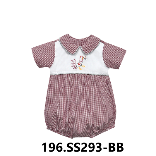 Gamecock w/ Flag  Black/Garnet Boy Bubble