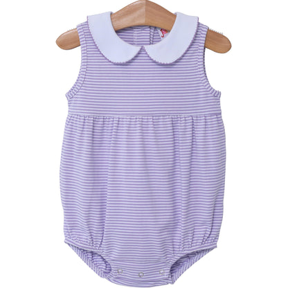 JellybeanCharlotte Sleeveless Bubble- Lavender Stripe - Persnickety Shop