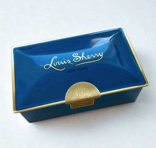Louis Sherry 2-Piece Box of Chocolate Truffle- French Blue Customer assumes risk of shipping in warmer weather. FINAL SALE