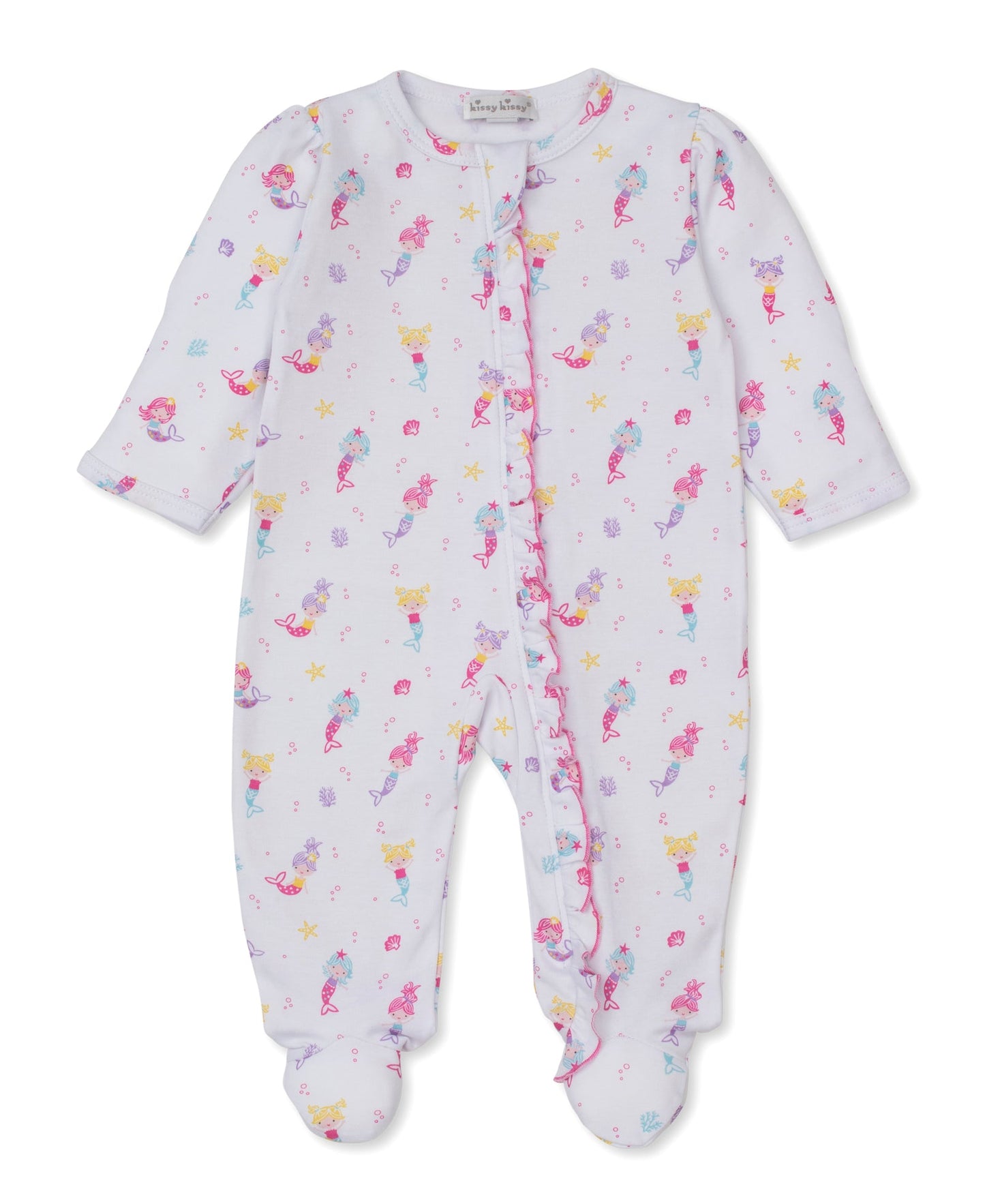 Kissy Kissy Underwater Mermaids Zip Footie - Persnickety Shop