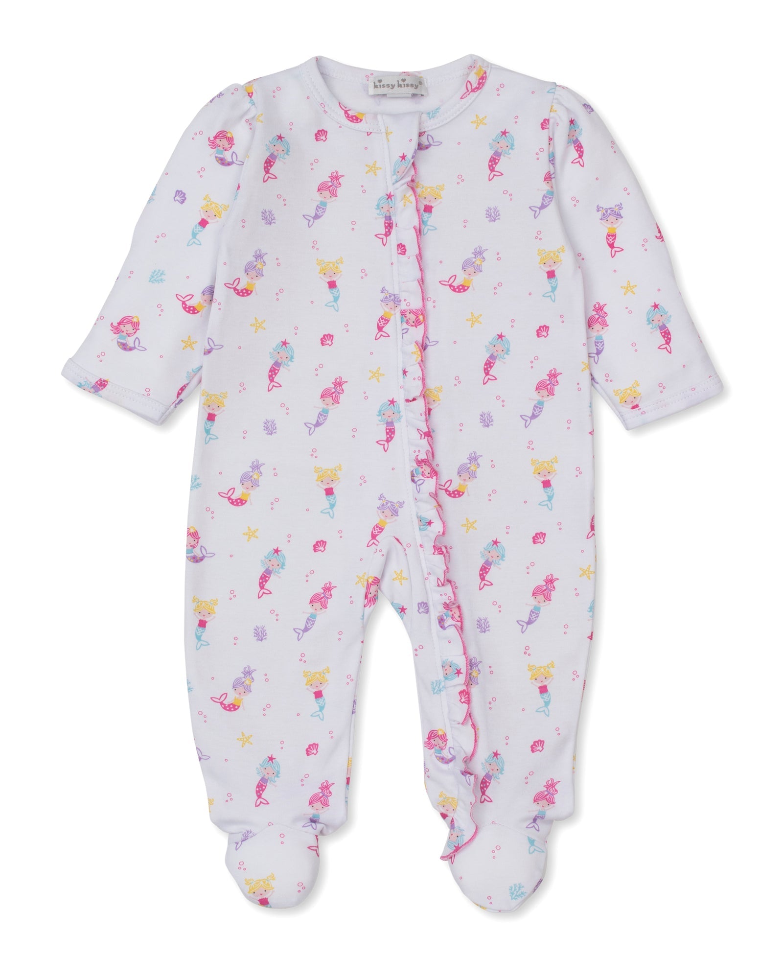 Kissy Kissy Underwater Mermaids Zip Footie - Persnickety Shop