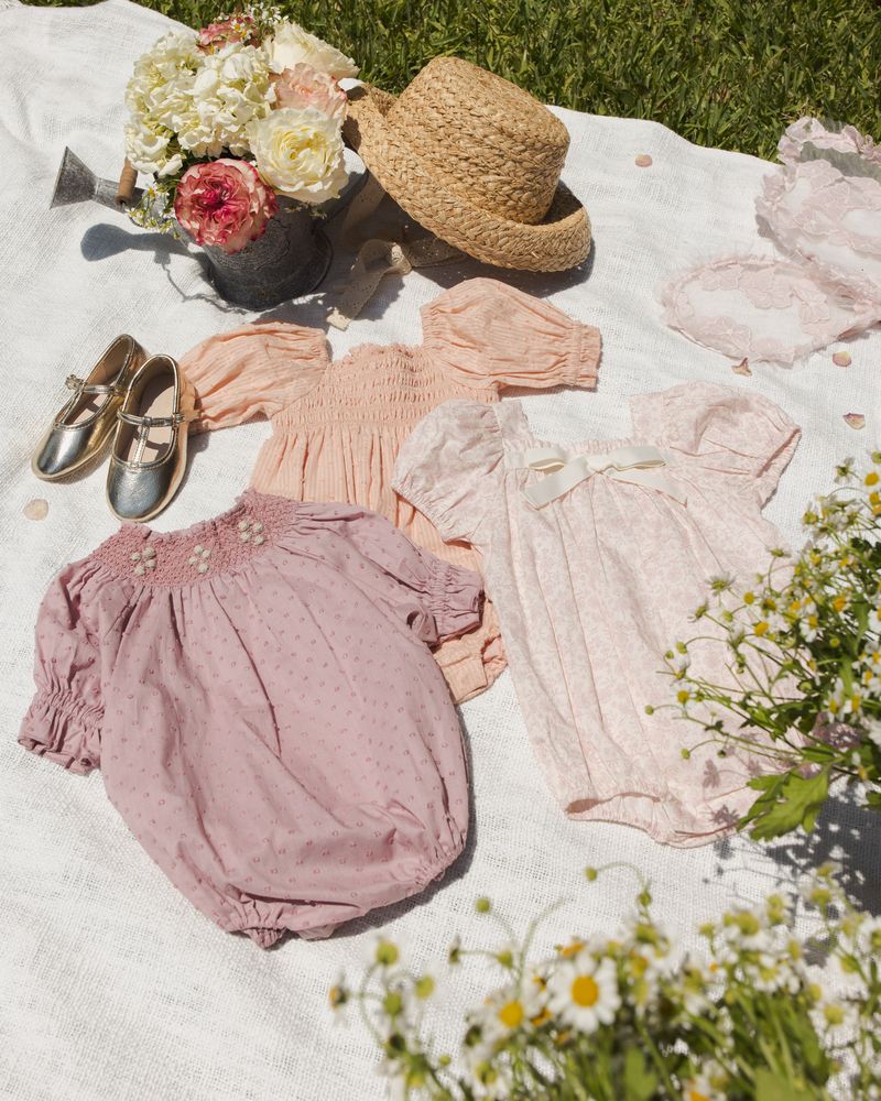 LYLA ROMPER LAVENDER FLORAL - Persnickety Shop