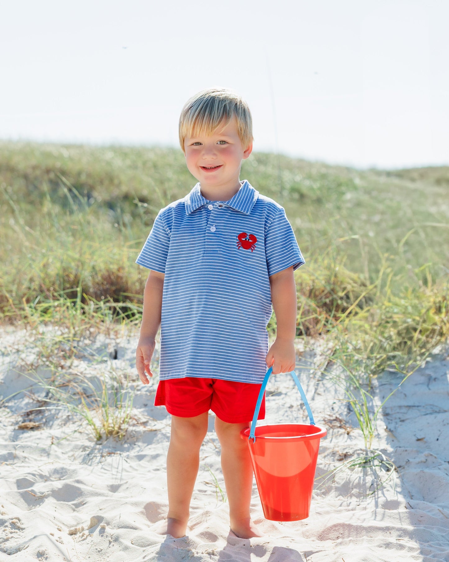 Jelltbean Coastal Crab Polo - Persnickety Shop