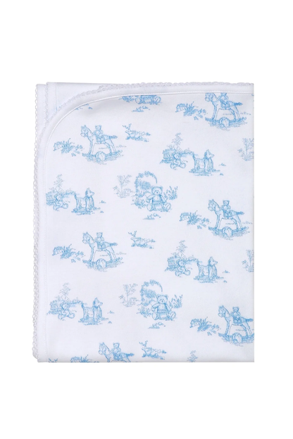 Nella Pima Blue Toile Collection for Baby - Persnickety Shop