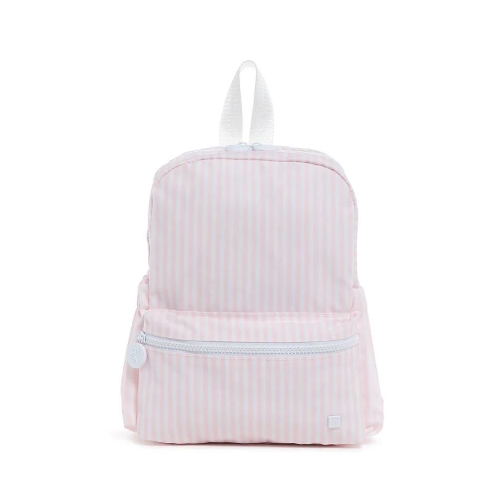 MINI BACKER - PIMLICO STRIPE PINK BACKPACK - Persnickety Shop