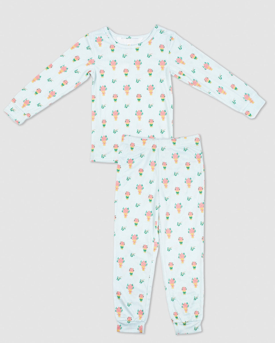 Royal Standard Love Blooms Here Long Sleeve Pajamas - Persnickety Shop