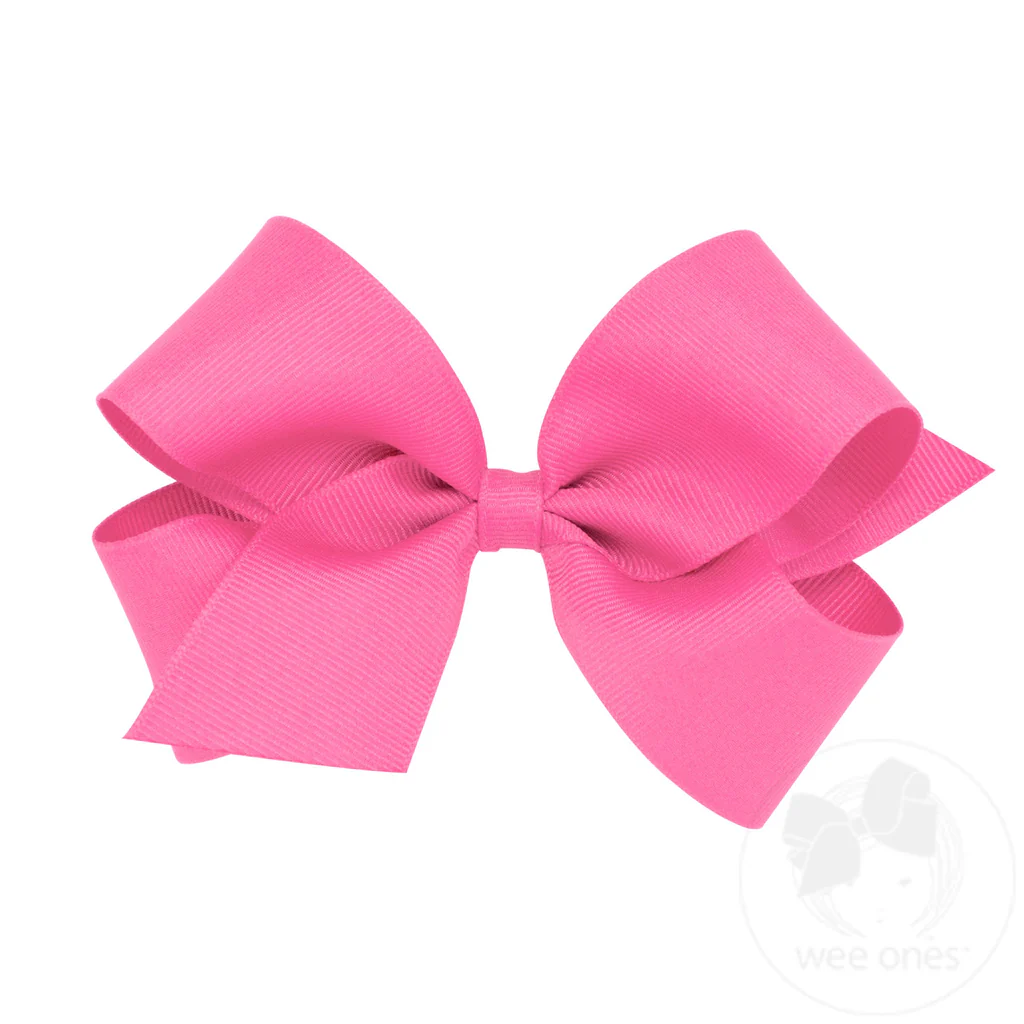 Medium Classic Grosgrain Hair Bow MANY COLORS - Persnickety Shop
