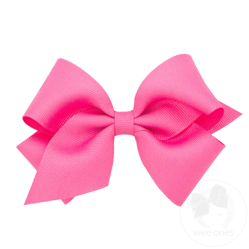 Small Classic Grosgrain Hair Bow (Plain Wrap)