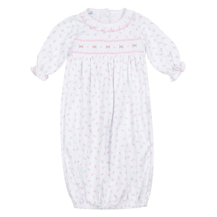 MAGNOLIA BABY Juliette's Classics Smocked Print Gathered Gown - Persnickety Shop