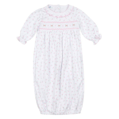 MAGNOLIA BABY Juliette's Classics Smocked Print Gathered Gown - Persnickety Shop