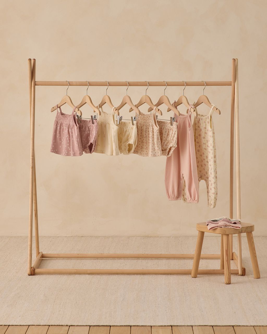Smocked Jumpsuit || Flower Field - Persnickety Shop