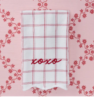 Kitchen Towel Red XOXO