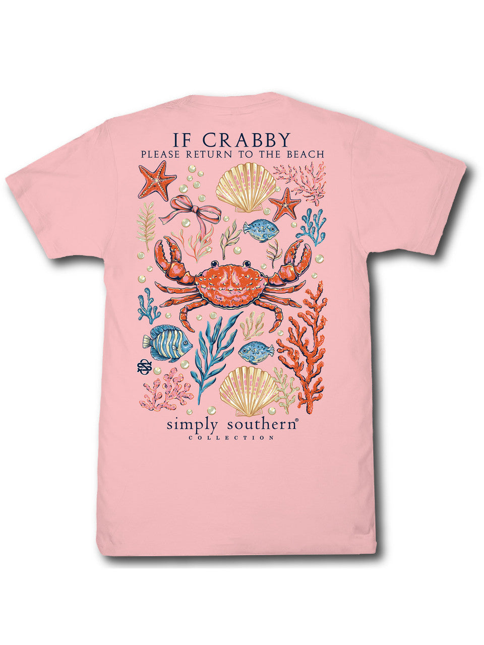 Simply Southern CRABBY- TEAROSE T-Shirt - Persnickety Shop