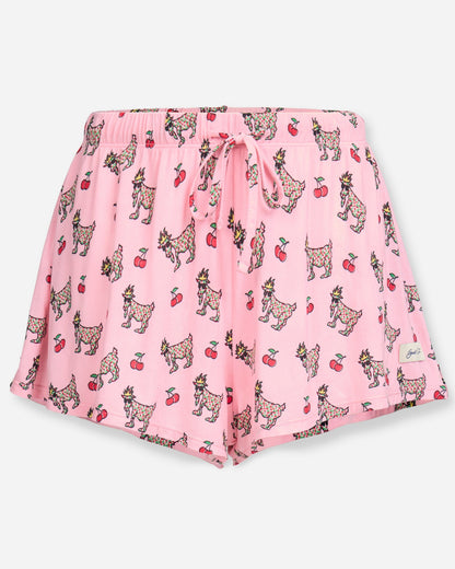 GOAT USA Women's Cherry Pajama Shorts - Persnickety Shop