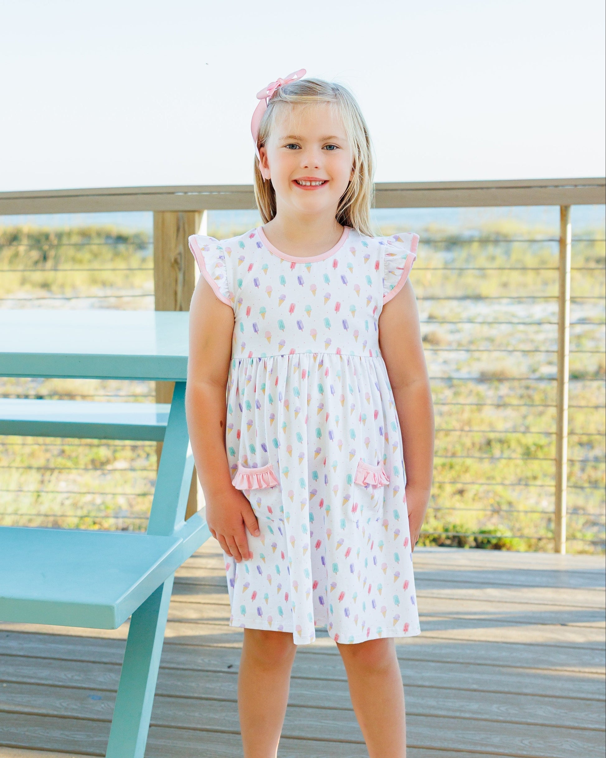Jellybean Summertime Sweets Ruffle Pocket Dress - Persnickety Shop