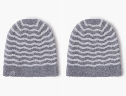 Barefoot Dreams CozyChic Lite® Baby Wavy Stripe Beanie - Persnickety Shop