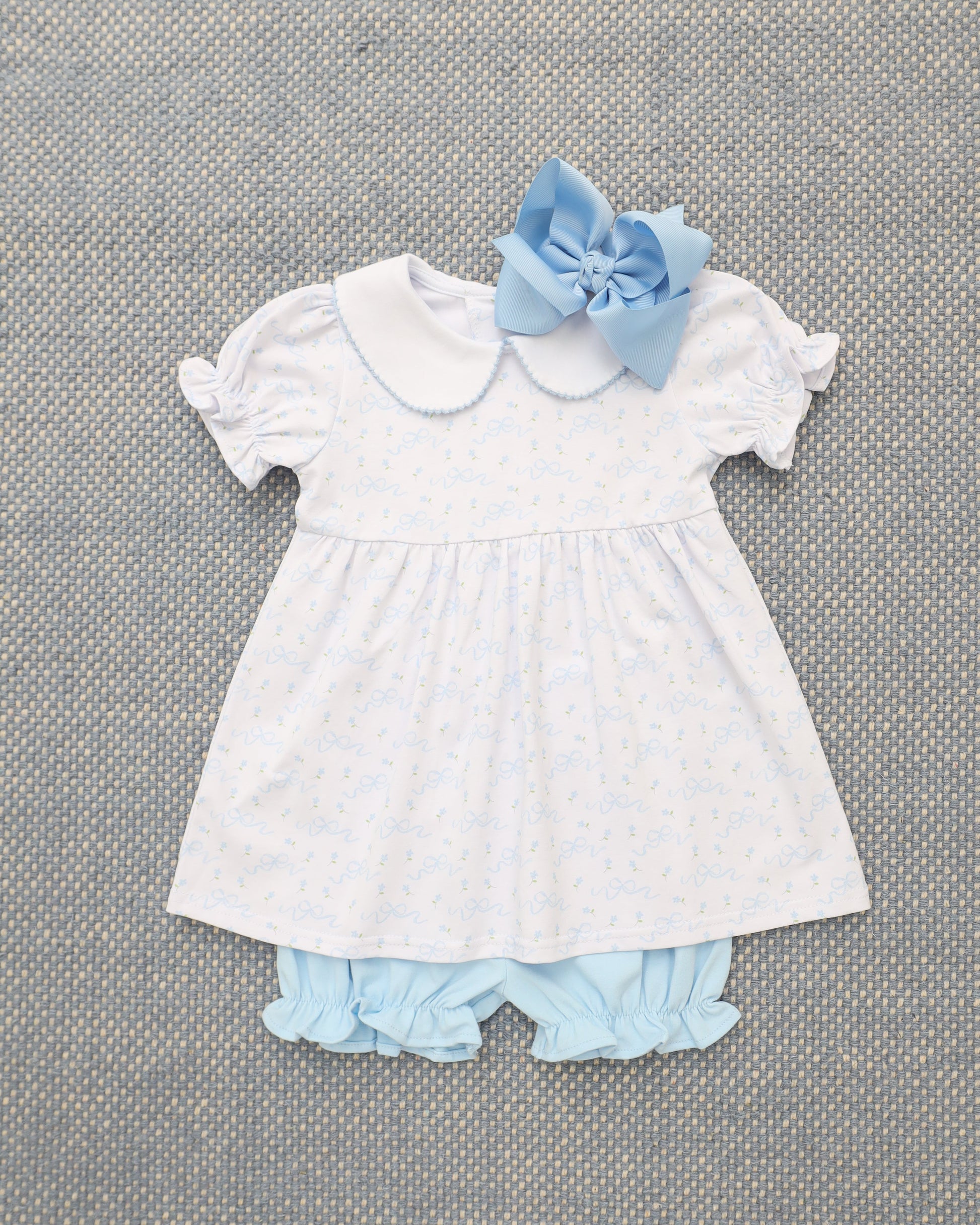 Jellybean Blooming Bows Charlotte Bloomer Set - Persnickety Shop