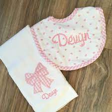 3 Marthas Bib & Burp Box Set - Pink Bow