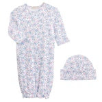 Tiny Soft Floral Gown & Hat Set – Baby Club Chic - Persnickety Shop
