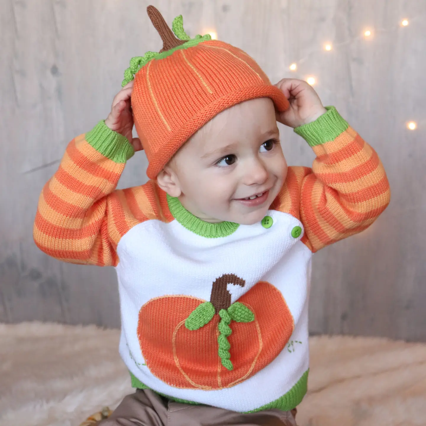 Pumpkin Knit Hat - Persnickety Shop