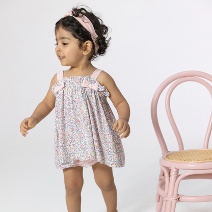 Elizabeth's Garden - Top with Bows and Ruffle Leg Bloomer - Persnickety Shop